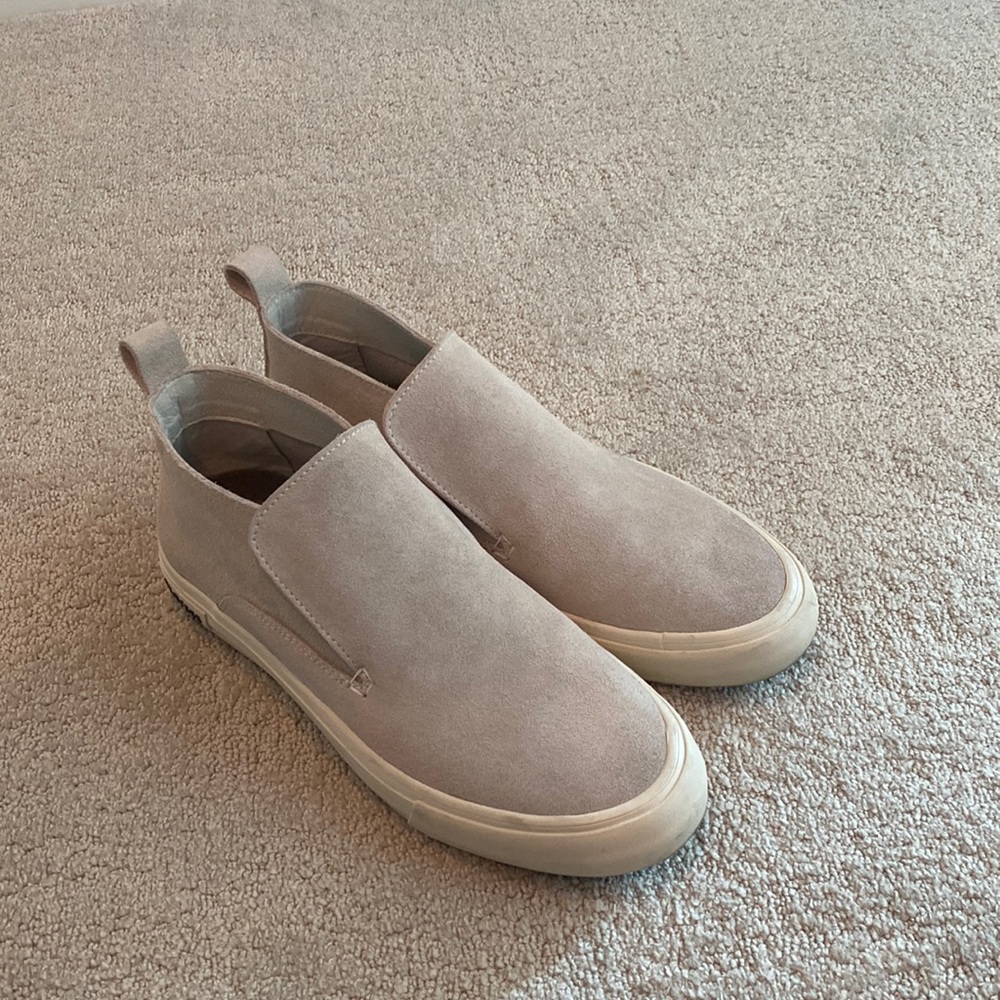 Seavees cream suede high tops